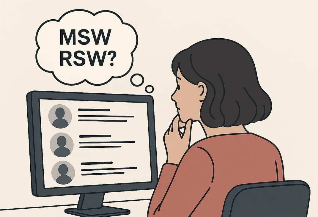 What does MSW RSW mean in Canada?