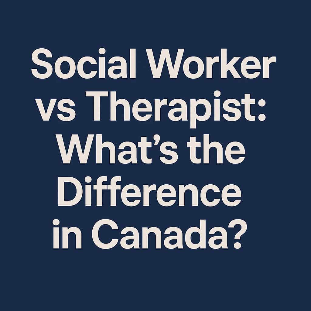 social worker vs. therapist