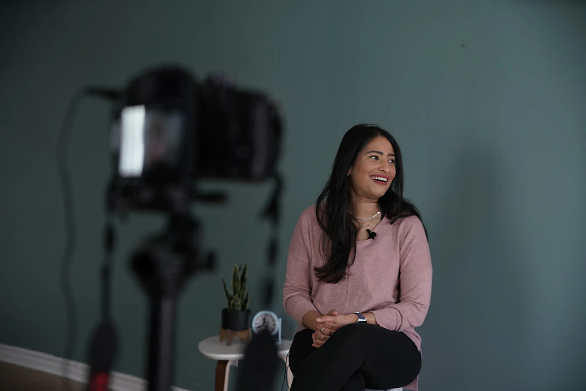A therapist meeting with a client